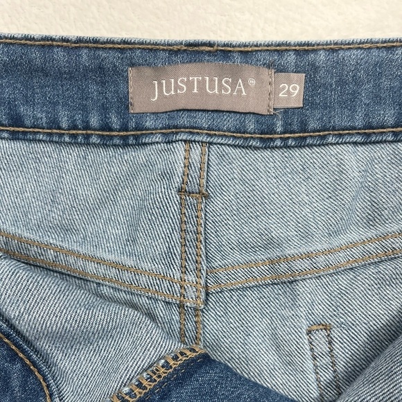 NWT Just USA‎ Denim Frayed Cuffs Jean Shorts Womens 29,8 - Picture 7 of 11